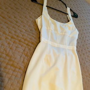 White mini cut out dress approx size XS-S
